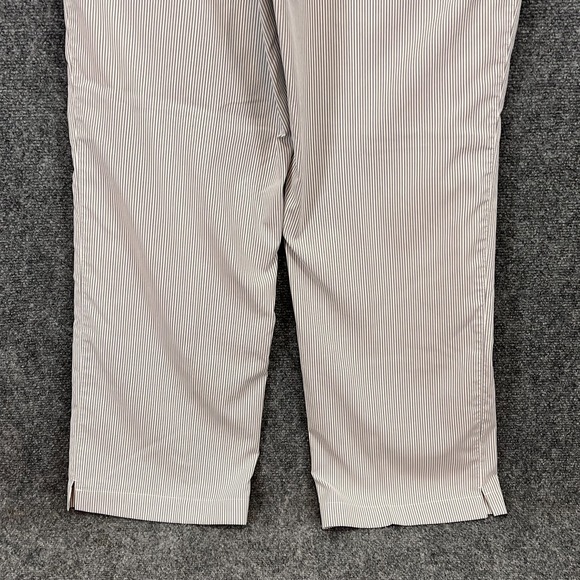 Nike Golf Mens Dri-Fit Pinstripe Pants Gray White 36x30 Performance Style 433251 - Picture 7 of 14